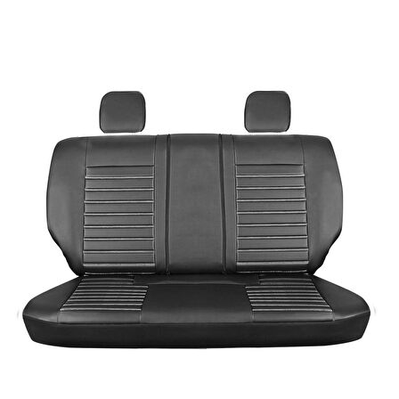 Seat İbiza ESKİ Lüx Deri Oto Koltuk Kılıfı Ön Arka Takım Set Orjinal SİYAH BEYAZ