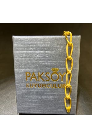 22 Ayar Altın Bileklik Süzme Model 7.14gr Kadın Hediye - B01046