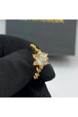 22 Ayar Altın Yüzük Lotus 3.22gr 15 - Y01245