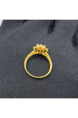 22 Ayar Altın Yüzük Lotus 3.22gr 15 - Y01245