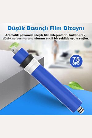 Su Arıtma Cihazı Membran Filtresi 75 Gpd