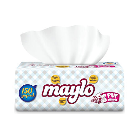 Maylo Puf Mendil 150 Yaprak x 18 Paket (2700 Yaprak)