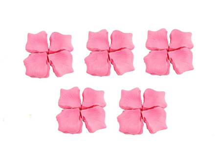 YAPAY GÜL YAPRAK PEMBE 144'LÜ 5 'Lİ PAKET