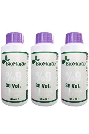 Biomagic Developer Peroksit-Oksidan 30 Volüm (%9) 90 Ml. 3 Adet