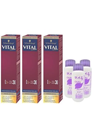 Schwarzkopf Vital Colors Saç Boyası Çok Açık Sarı-12-00+Oksidan (3 Adet)