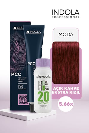Alberobello Oksidan+Indola PCC Saç Boyası 60 Ml. (1'er Adet)