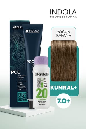 Alberobello Oksidan+Indola PCC Saç Boyası 60 Ml. (1'er Adet)