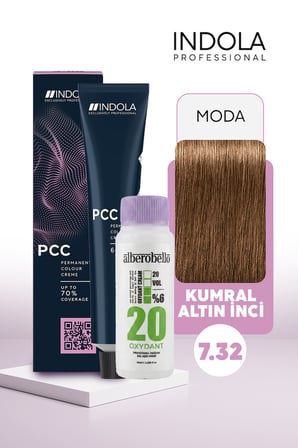 Alberobello Oksidan+Indola PCC Saç Boyası 60 Ml. (1'er Adet)