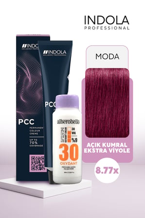 Alberobello Oksidan+Indola PCC Saç Boyası 60 Ml. (1'er Adet)