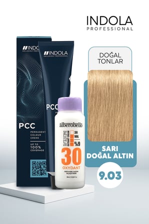Alberobello Oksidan+Indola PCC Saç Boyası 60 Ml. (1'er Adet)