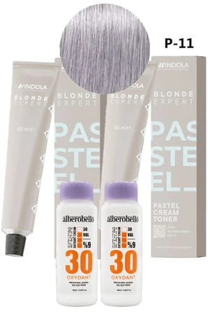 Alberobello Oksidan+Indola PCC Saç Boyası 60 Ml. (2'şer Adet)