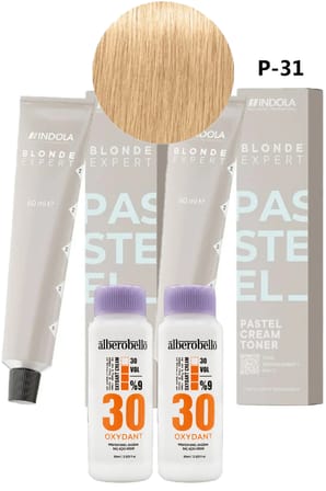 Alberobello Oksidan+Indola PCC Saç Boyası 60 Ml. (2'şer Adet)