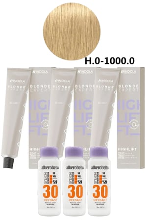 Alberobello Oksidan+Indola PCC Saç Boyası 60 Ml. (3'er Adet)