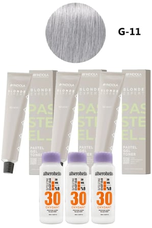 Alberobello Oksidan+Indola PCC Saç Boyası 60 Ml. (3'er Adet)