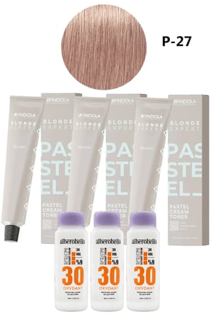 Alberobello Oksidan+Indola PCC Saç Boyası 60 Ml. (3'er Adet)