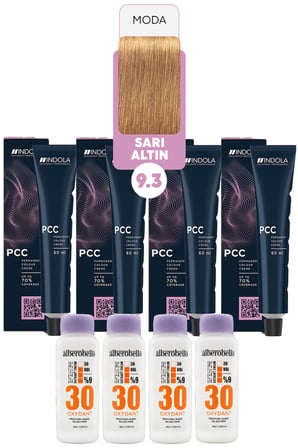 Alberobello Oksidan+Indola PCC Saç Boyası 60 Ml. (4'er Adet)