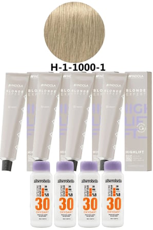 Alberobello Oksidan+Indola PCC Saç Boyası 60 Ml. (4'er Adet)