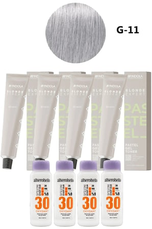 Alberobello Oksidan+Indola PCC Saç Boyası 60 Ml. (4'er Adet)