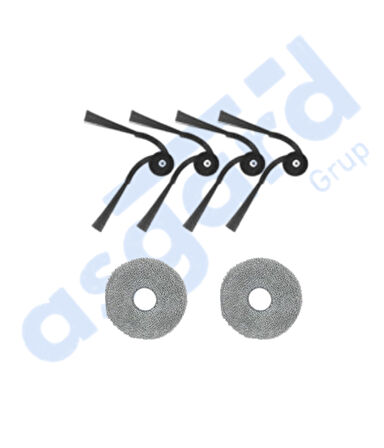 Roborock Saros 10R Uyumlu  4 Yan Fırça  2 Mop