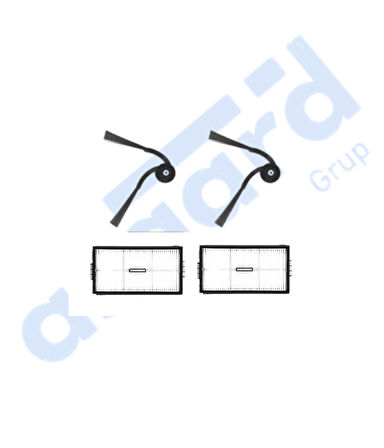 Roborock Saros 10R Uyumlu  2 Yan Fırça 2 Filtre