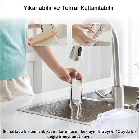 Roborock S7/S7 Sonic Uyumlu 1 Ana Fırça 2 Yan Fırça 2 Filtre 2 Mop 1 Deterjan