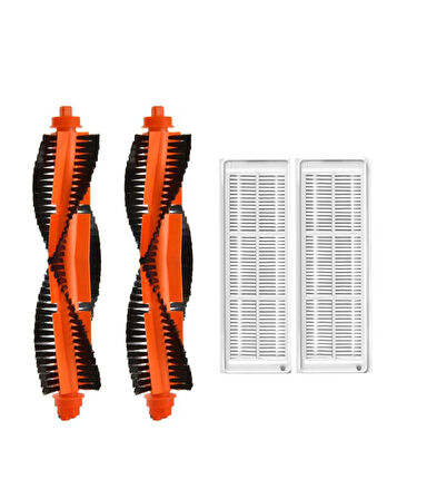 Xiaomi Mop Pro (STYTJ02YM) Uyumlu 2 ADET ANA FIRÇA 2 ADET FİLTRE