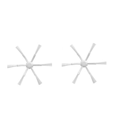 Xiaomi Mop 1C (STYTJ01ZHM) Uyumlu 2 ADET 6 KOLLU BEYAZ YAN FIRÇA