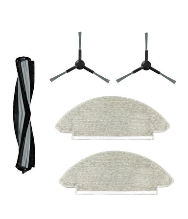 Viomi V5 Uyumlu 1ADET ANA FIRÇA 2 ADET YAN FIRÇA 2 ADET MOP