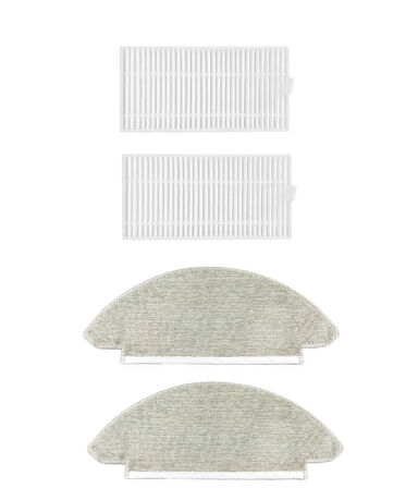 Viomi V5 Pro Uyumlu 2 ADET FİLTRE 2 ADET MOP