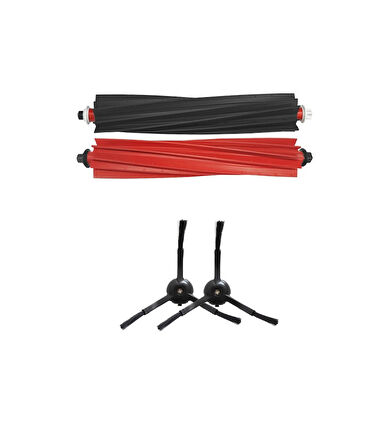 Roborock S8 Maxv Ultra Uyumlu 1 ADET ANA FIRÇA 2 ADET YAN FIRÇA