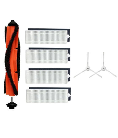 Xiaomi Mop Essential (MJSTG1) Uyumlu 1 ADET ANA FIRÇA 4 ADET FİLTRE 2 ADET YAN FIRÇA