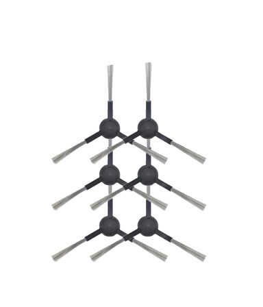 Viomi V3 Uyumlu 6 ADET SİYAH YAN FIRÇA