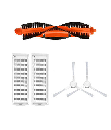 Karcher RCV3 Uyumlu 1 ADET ANA FIRÇA 2 ADET FİLTRE 2 ADET BEYAZ YAN FIRÇA