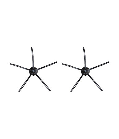 Roborock S50/S55 Maxv Uyumlu 2 ADET SİYAH YAN FIRÇA