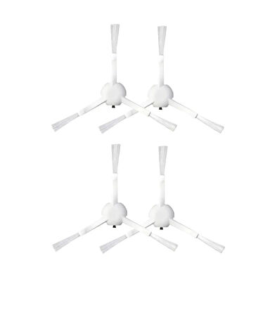 Xiaomi Mop 2 Pro+ (STYTJ02ZHM) Uyumlu 4 ADET BEYAZ YAN FIRÇA