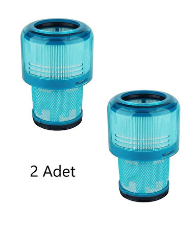 DYSON Turkuaz V15 Detect Uyumlu Dik Süpürge Hepa 2 Adet Filtresi