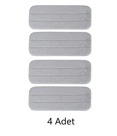 Xiaomi Deerma UYUMLU 360 Derece Dönen Su Püskürtmeli Sprey Mop Paspas Bezi 4 Adet