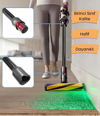 Asgard Grup Dyson V12-V10 Slim ile Uyumlu Süpürge Uzatma Borusu