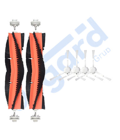 Xiaomi 1C,2C,Mop 2 Uyumlu 2 Ana Fırça 4 Yan Fırça