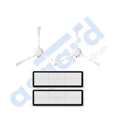 Xiaomi 1C,2C,Mop 2 Uyumlu 2 Yan Fırça 2 Filtre