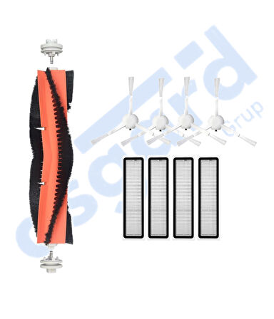 Dreame D10S, D10S PRO, D9 MAX GEN2 Uyumlu 1 Ana Fırça 4 Yan Fırça 4 Filtre