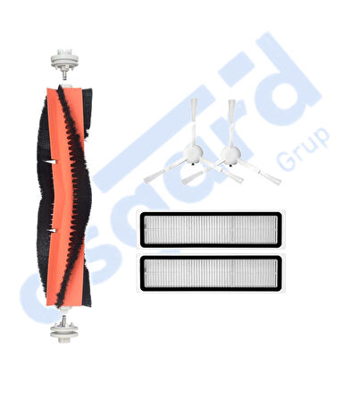 Dreame D10S, D10S PRO, D9 MAX GEN2 Uyumlu 1 Ana Fırça 2 Yan Fırça 2 Filtre