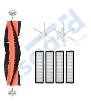 Dreame D10S, D10S PRO, D9 MAX GEN2 Uyumlu 1 Ana Fırça 2 Yan Fırça 4 Filtre