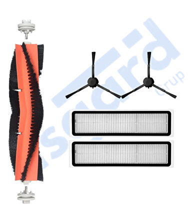 Dreame D10S, D10S PRO, D9 MAX GEN2 Uyumlu 1 Ana Fırça 2 Yan Fırça 2 Filtre
