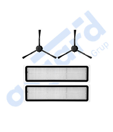Dreame D10S, D10S PRO, D9 MAX GEN2 Uyumlu 2 Yan Fırça 2 Filtre