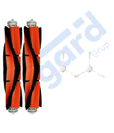 Dreame L10 S PRO, L10S PRO GEN 2, L10S PLUS Uyumlu 2 Ana Fırça 2 Yan Fırça