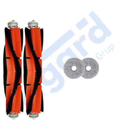 Dreame L10 S PRO, L10S PRO GEN 2, L10S PLUS Uyumlu 2 Ana Fırça 2 Mop