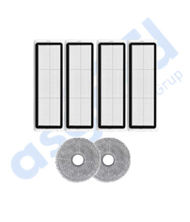 Dreame L10 S PRO, L10S PRO GEN 2, L10S PLUS Uyumlu 4 Filtre 2 Mop