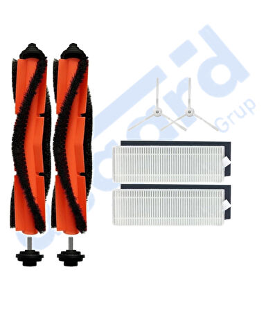 XİAOMİ ESSENTİAL –VİOMİ V3 MAX Uyumlu 2 Ana Fırça 2 Yan Fırça 2 Filtre