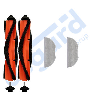 XİAOMİ ESSENTİAL –VİOMİ V3 MAX Uyumlu 2 Ana Fırça 2 Mop